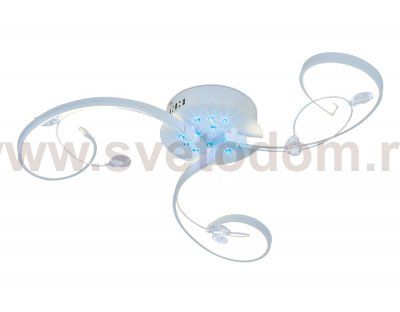 Люстра потолочная Ambrella LC570/3 WH белый 39W 4200K 560*560*140 (ПДУ для RGB подсветки) LINE