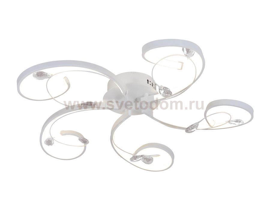 Люстра потолочная Ambrella LC571/5 WH белый 65W 4200K 630*630*140 (Без ПДУ) LINE
