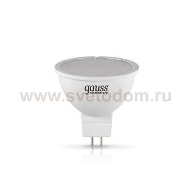 Лампа Gauss LED Elementary MR16 GU5.3 7W 530lm 3000K (13517)