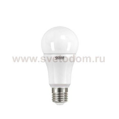 Лампа Gauss LED Elementary A60 12W E27 1130lm 3000K (23212)