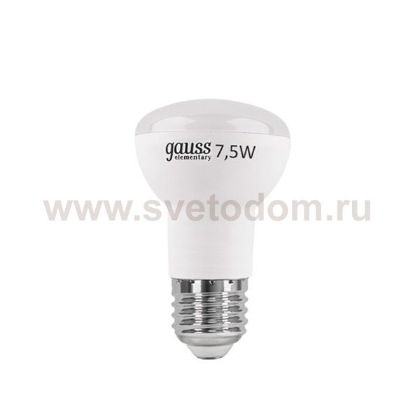 Лампа Gauss LD63218 LED Elementary R63 E27 7,5W 2700K