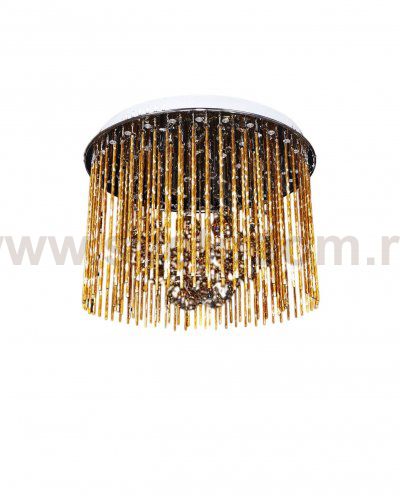 Хрустальная потолочная люстра Lumina Deco SOFT LINE LDC 7102-450 GD