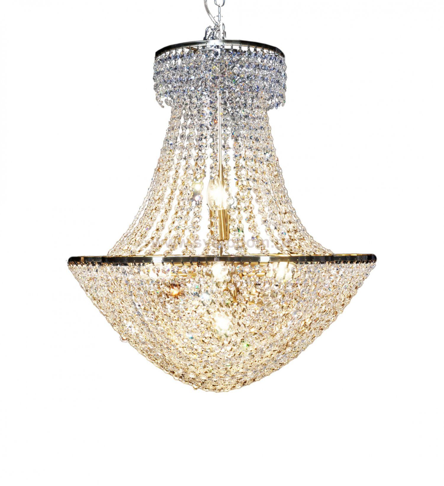 Хрустальная подвесная люстра Lumina Deco Aviolla LDP 10423