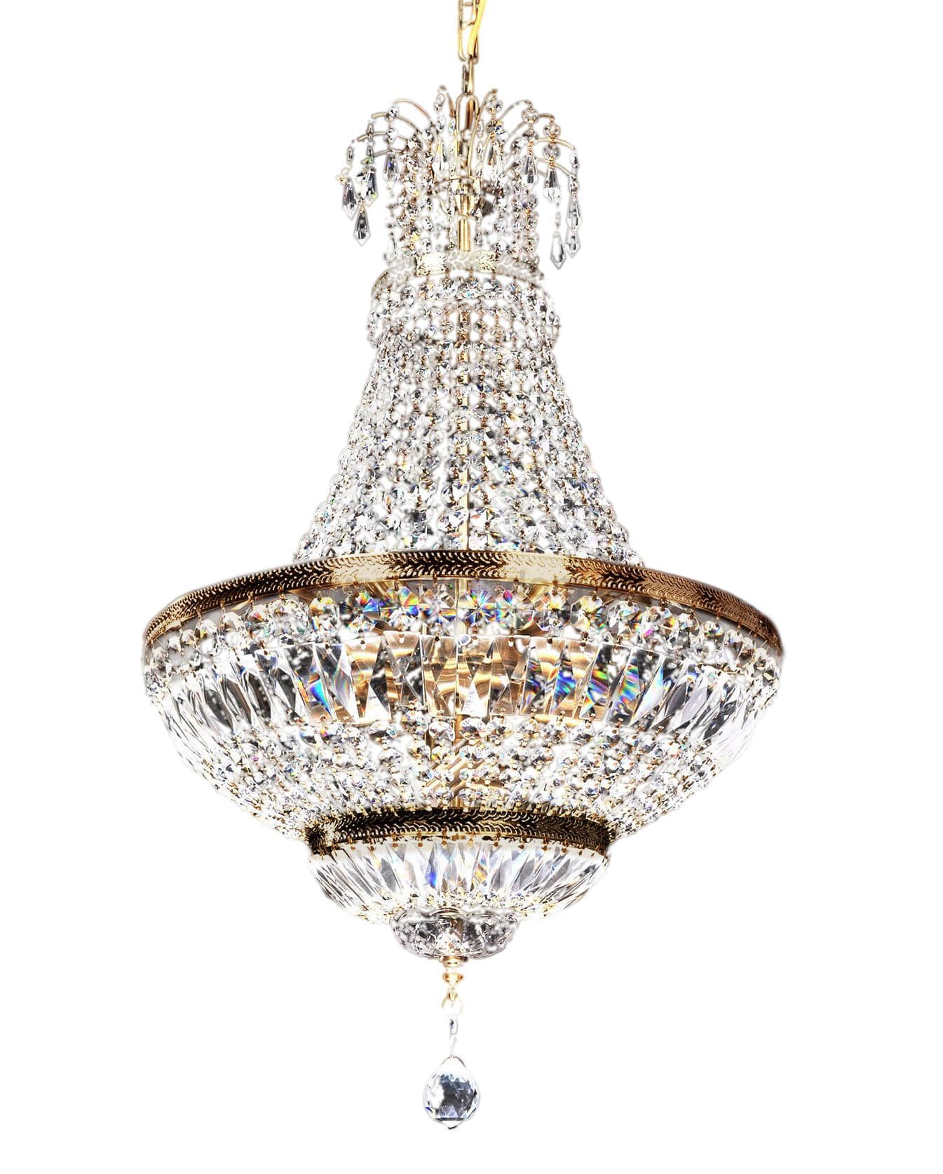 Хрустальная подвесная люстра Lumina Deco Romea LDP 10505