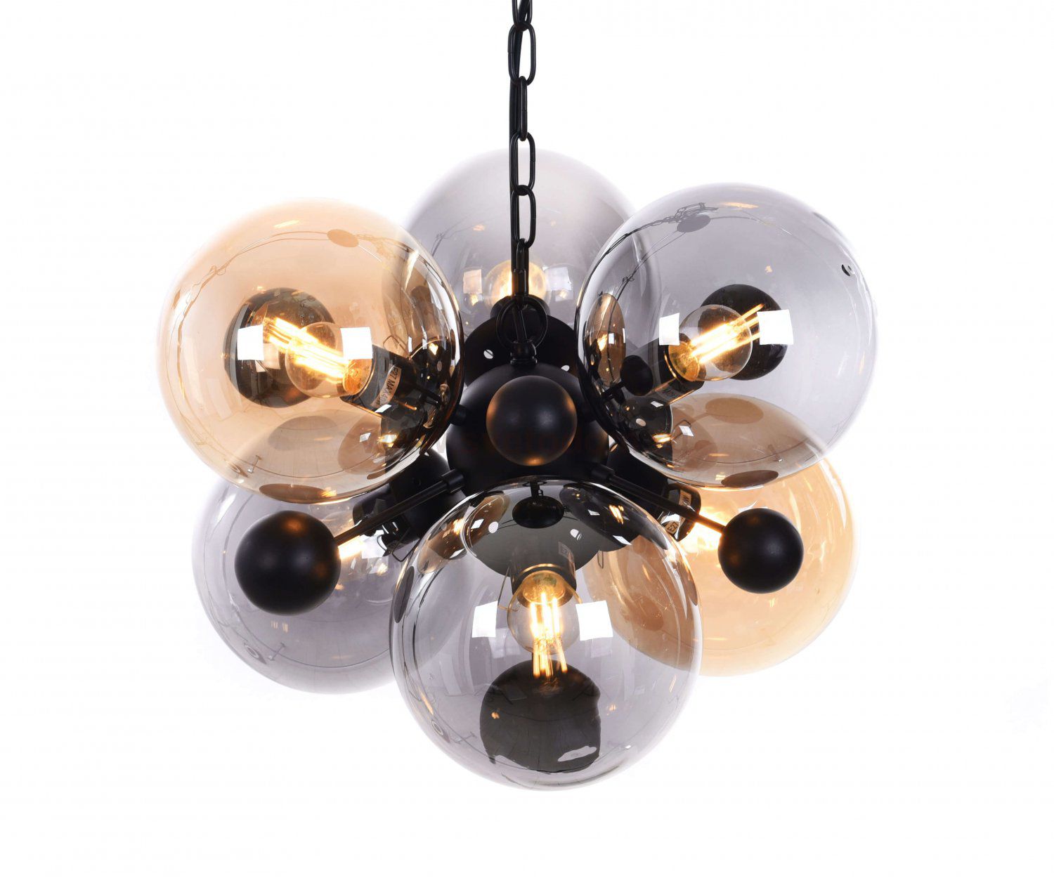 Подвесной светильник Lumina Deco Afrodis LDP 1138-6 AMB+GY