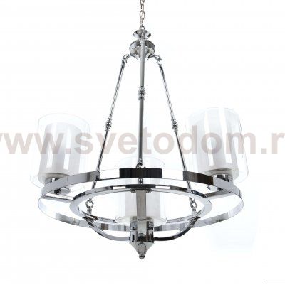 Подвесная люстра Lumina Deco Santini LDP 1220-4 CHR+WT