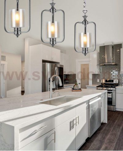 Подвесная люстра Lumina Deco Atlanta LDP 1222-1 CHR+WT