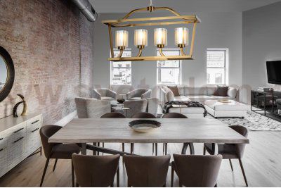 Подвесная люстра Lumina Deco Atlanta LDP 1222-4 MD