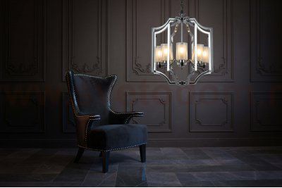 Подвесная люстра Lumina Deco Vigatto LDP 1224-8 CHR