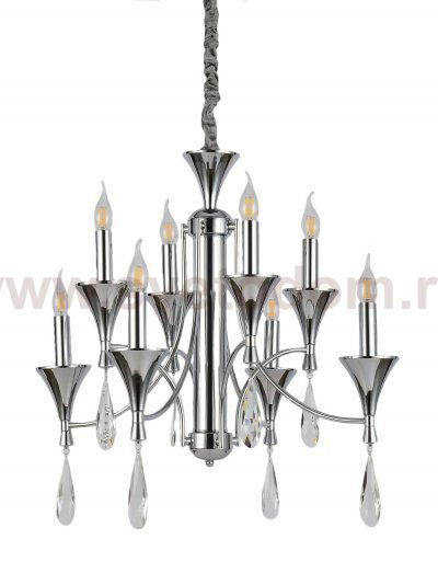 Подвесная люстра Lumina Deco Libero LDP 1230-8 CHR