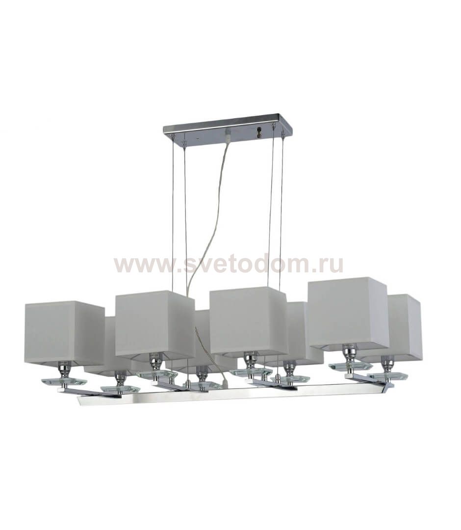 Хрустальная подвесная люстра Lumina Deco Fianelo LDP 1248-8 WT