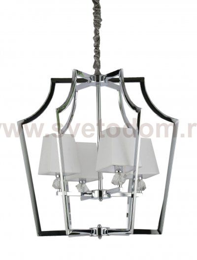 Подвесная люстра Lumina Deco Montero LDP 1249-4 CHR+WT