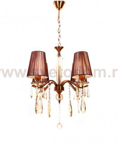 Хрустальная подвесная люстра Lumina Deco Alessia LDP 1726-4 MD