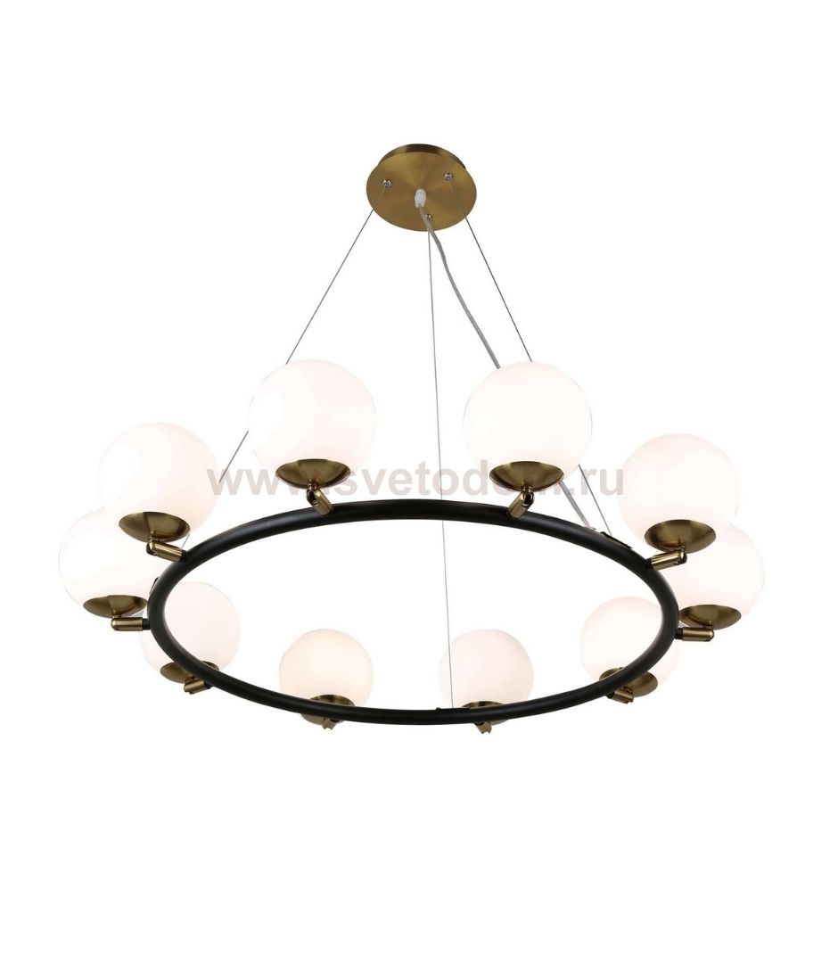 Подвесная люстра Lumina Deco Modica LDP 6032-10 BK+MD