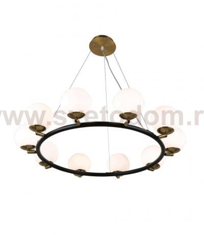 Подвесная люстра Lumina Deco Modica LDP 6032-10 BK+MD