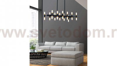 Подвесной светильник Lumina Deco Richmond LDP 6035-24 PR+BK+GD