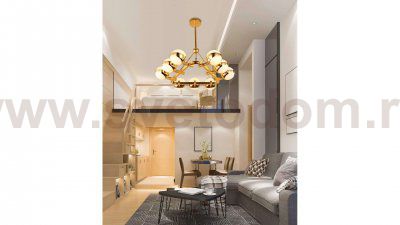 Подвесной светильник Lumina Deco Optimus LDP 6038-9 GD