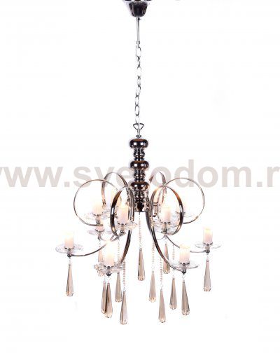 Хрустальная подвесная люстра Lumina Deco FOLLIO LDP 6078-12