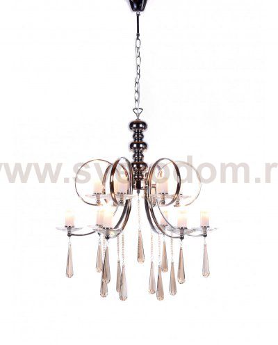 Хрустальная подвесная люстра Lumina Deco FOLLIO LDP 6078-12