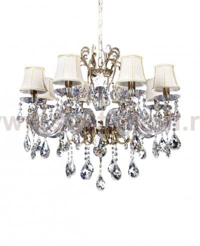 Хрустальная подвесная люстра Lumina Deco Bianca LDP 66251-8