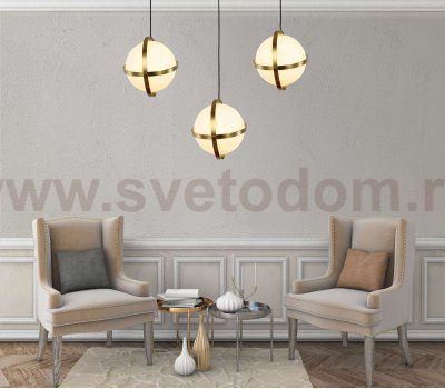 Подвесной светильник Lumina Deco Signia LDP 6833-200 WT+GD