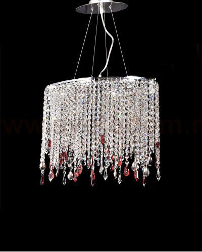 Хрустальная подвесная люстра Lumina Deco Aldonea LDP 7051-4 CHR