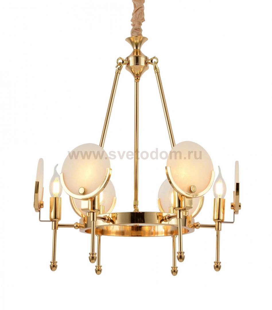 Подвесная люстра Lumina Deco Montego LDP 8010-6 F.GD