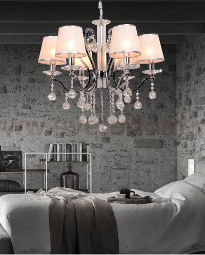 Хрустальная подвесная люстра Lumina Deco Bellisica LDP 8033-6 SL