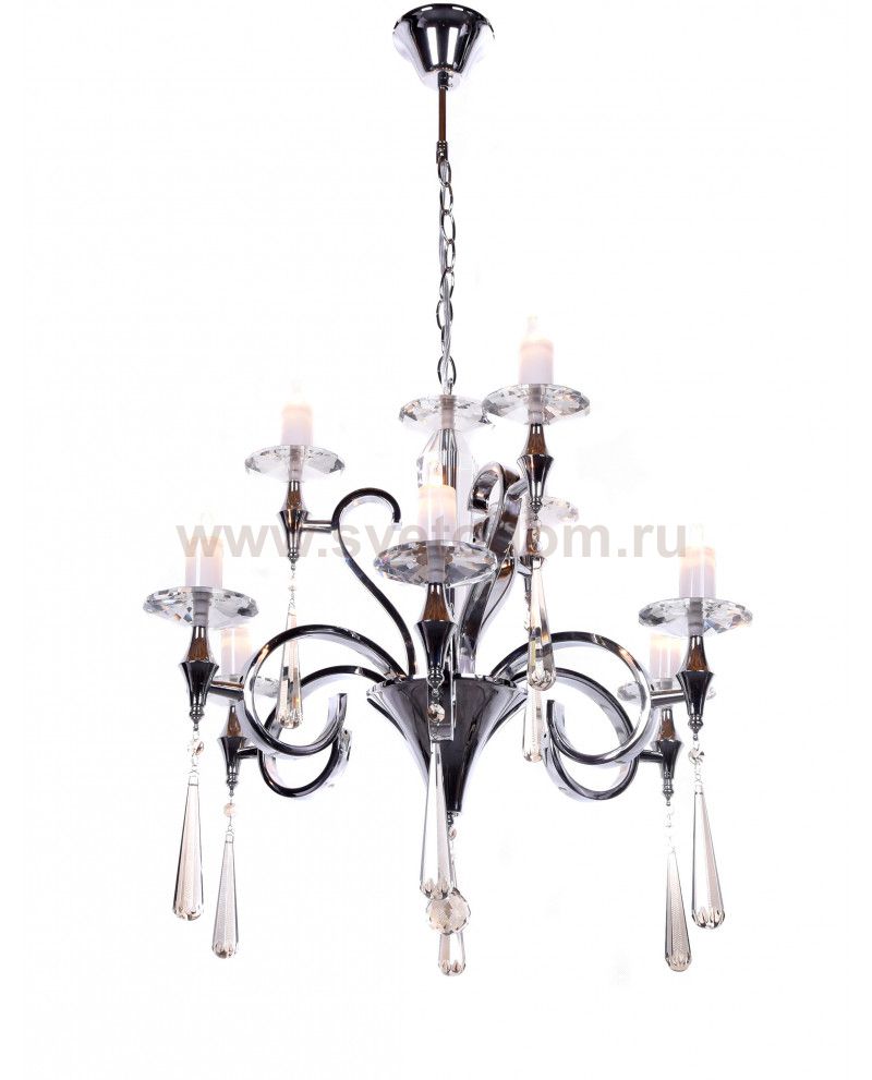 Хрустальная подвесная люстра Lumina Deco Arterro LDP 8136-9