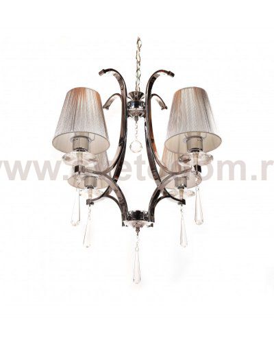 Хрустальная подвесная люстра Lumina Deco Venisia LDP 8810-4 SL
