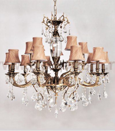 Хрустальная подвесная люстра Lumina Deco Lussinare LDP 9236-15