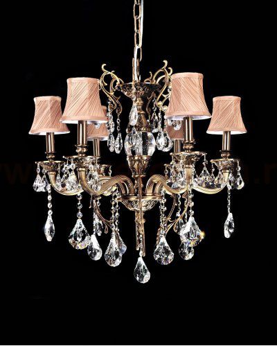 Хрустальная подвесная люстра Lumina Deco Lussinare LDP 9236-6