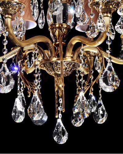 Хрустальная подвесная люстра Lumina Deco Lussinare LDP 9236-6