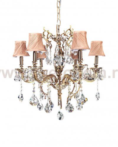 Хрустальная подвесная люстра Lumina Deco Lussinare LDP 9236-6
