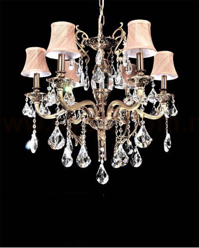 Хрустальная подвесная люстра Lumina Deco Lussinare LDP 9236-6