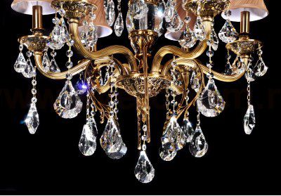 Хрустальная подвесная люстра Lumina Deco Lussinare LDP 9236-6