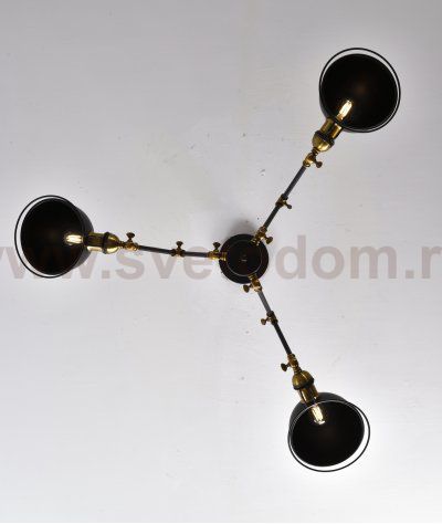 Подвесной светильник Lumina Deco Valmonti LDP D015-3 BK