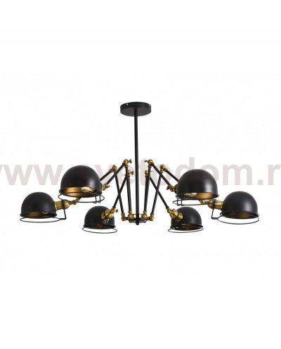 Подвесной светильник Lumina Deco Valmonti LDP D015-6 BK