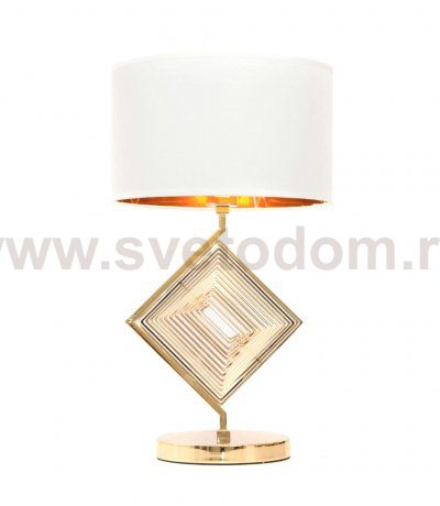 Настольная лампа Lumina Deco Fabi LDT 5529 F.GD+WT