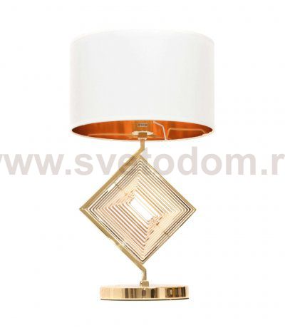 Настольная лампа Lumina Deco Fabi LDT 5529 F.GD+WT