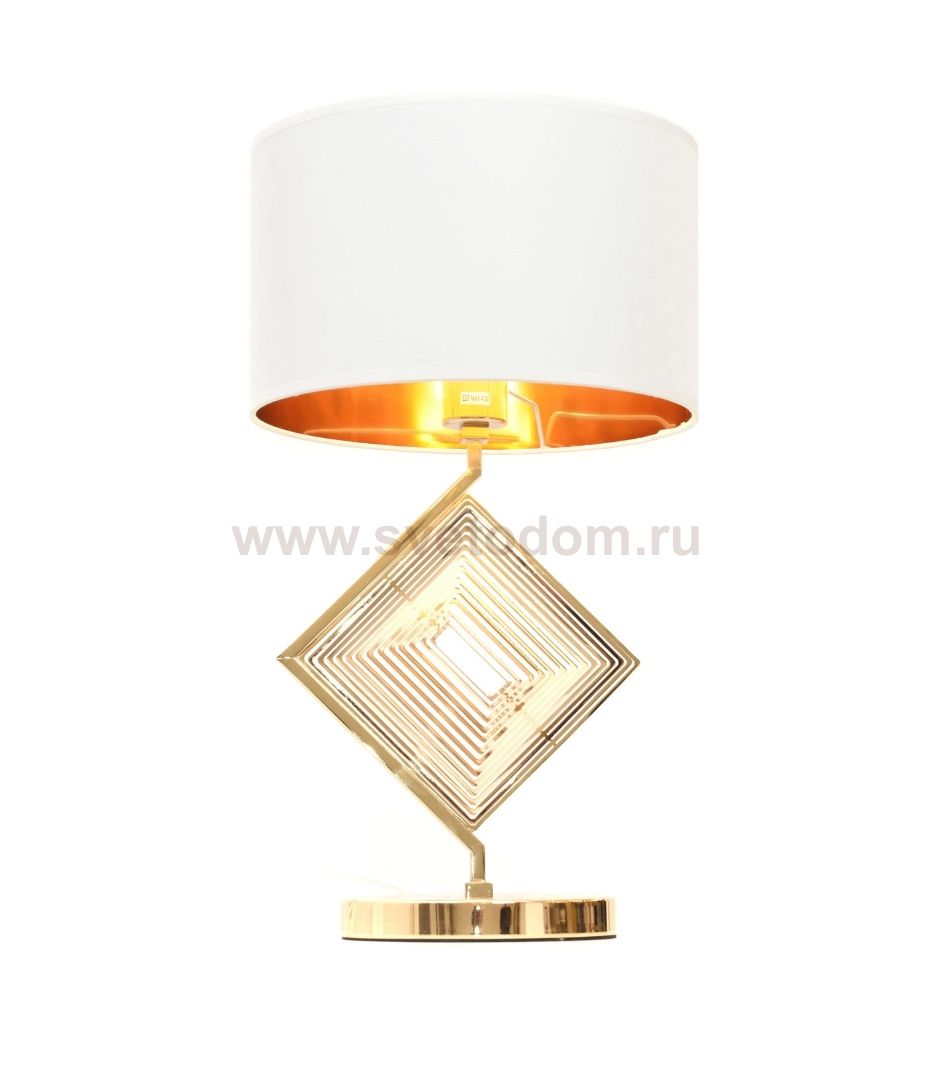 Настольная лампа Lumina Deco Fabi LDT 5529 F.GD+WT