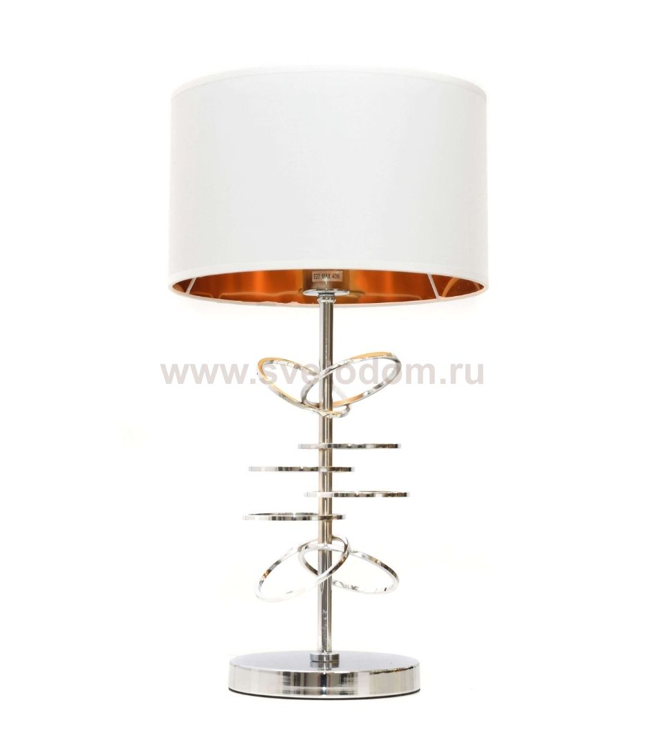 Настольная лампа Lumina Deco Milari LDT 5530 CHR+WT