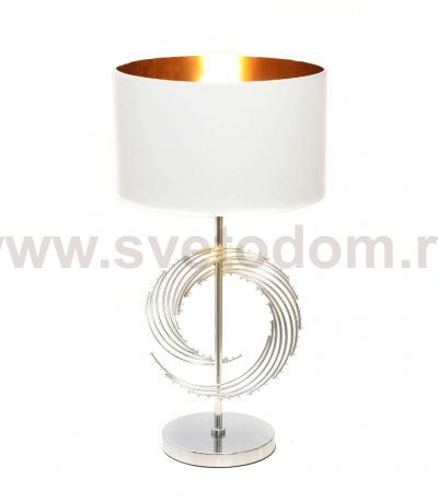 Настольная лампа Lumina Deco Fabi LDT 5531 CHR+WT