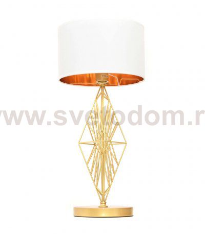 Настольная лампа Lumina Deco Salvari LDT 5533 GD+WT