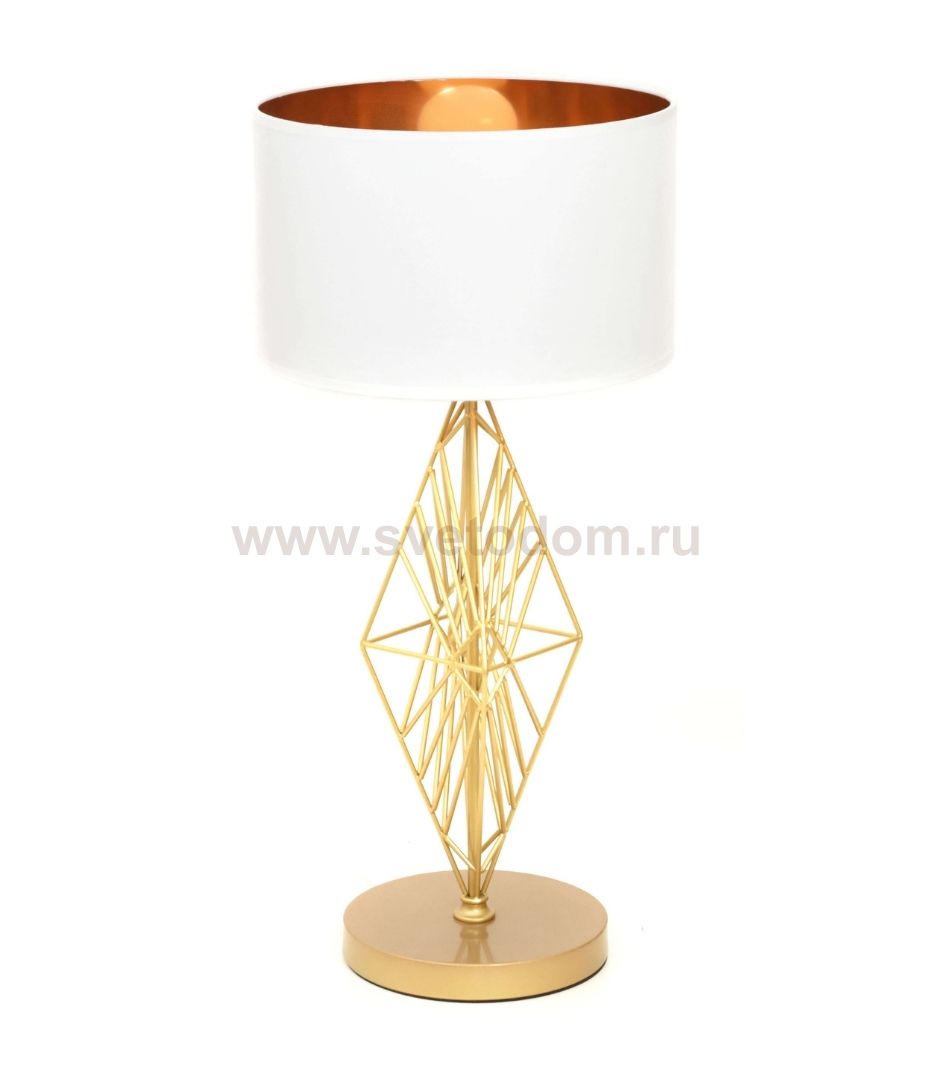 Настольная лампа Lumina Deco Salvari LDT 5533 GD+WT