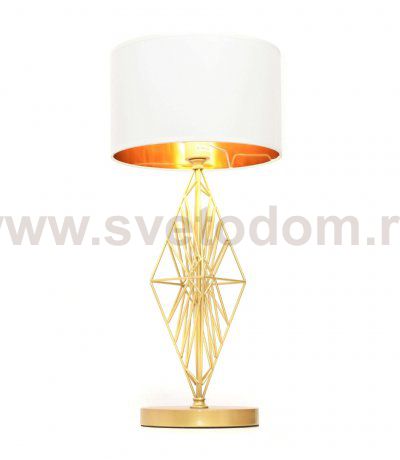 Настольная лампа Lumina Deco Salvari LDT 5533 GD+WT