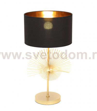 Настольная лампа Lumina Deco Fonti LDT 5534 GD+BK