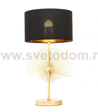 Настольная лампа Lumina Deco Fonti LDT 5534 GD+BK