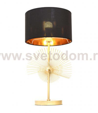 Настольная лампа Lumina Deco Fonti LDT 5534 GD+BK