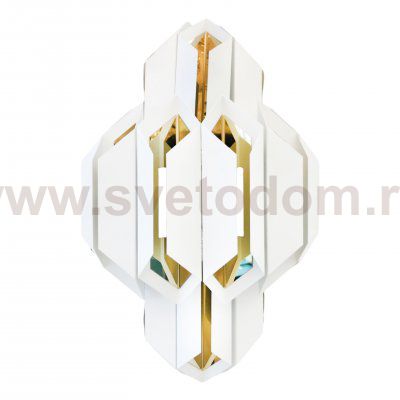 Бра Lumina Deco Piramid LDW 6021-2 WT+GD